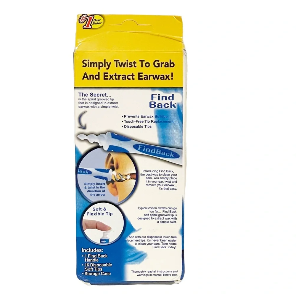 Qllipin‎ Easy Earwax Removal Heath Care As Seen on TV New 16 Tips NWT